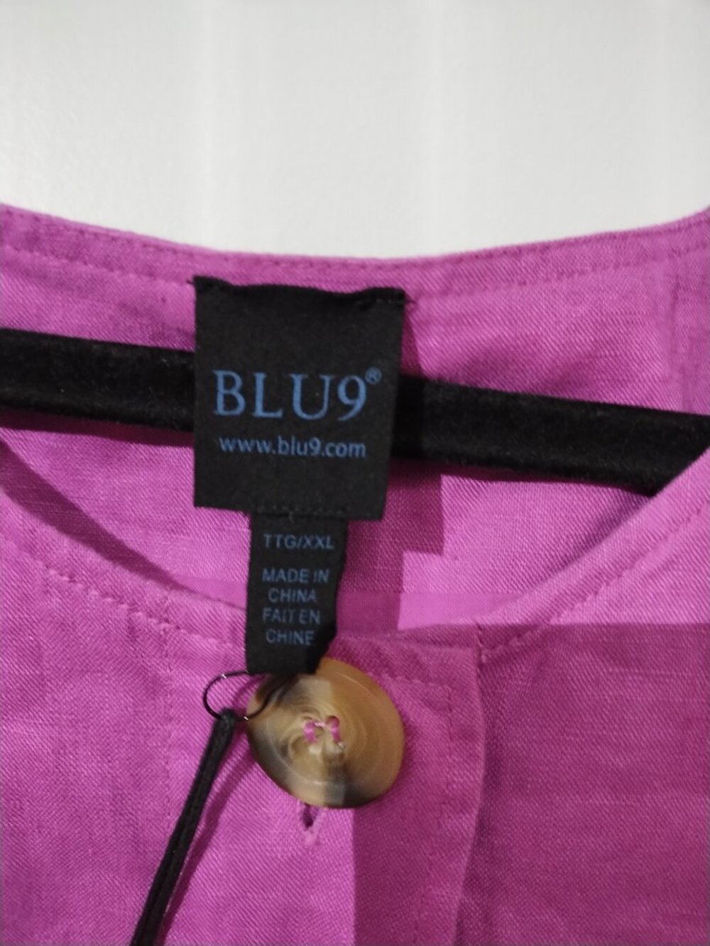NWT Blu9 mini 100% linen dress with pockets XXL - Picture 4 of 9